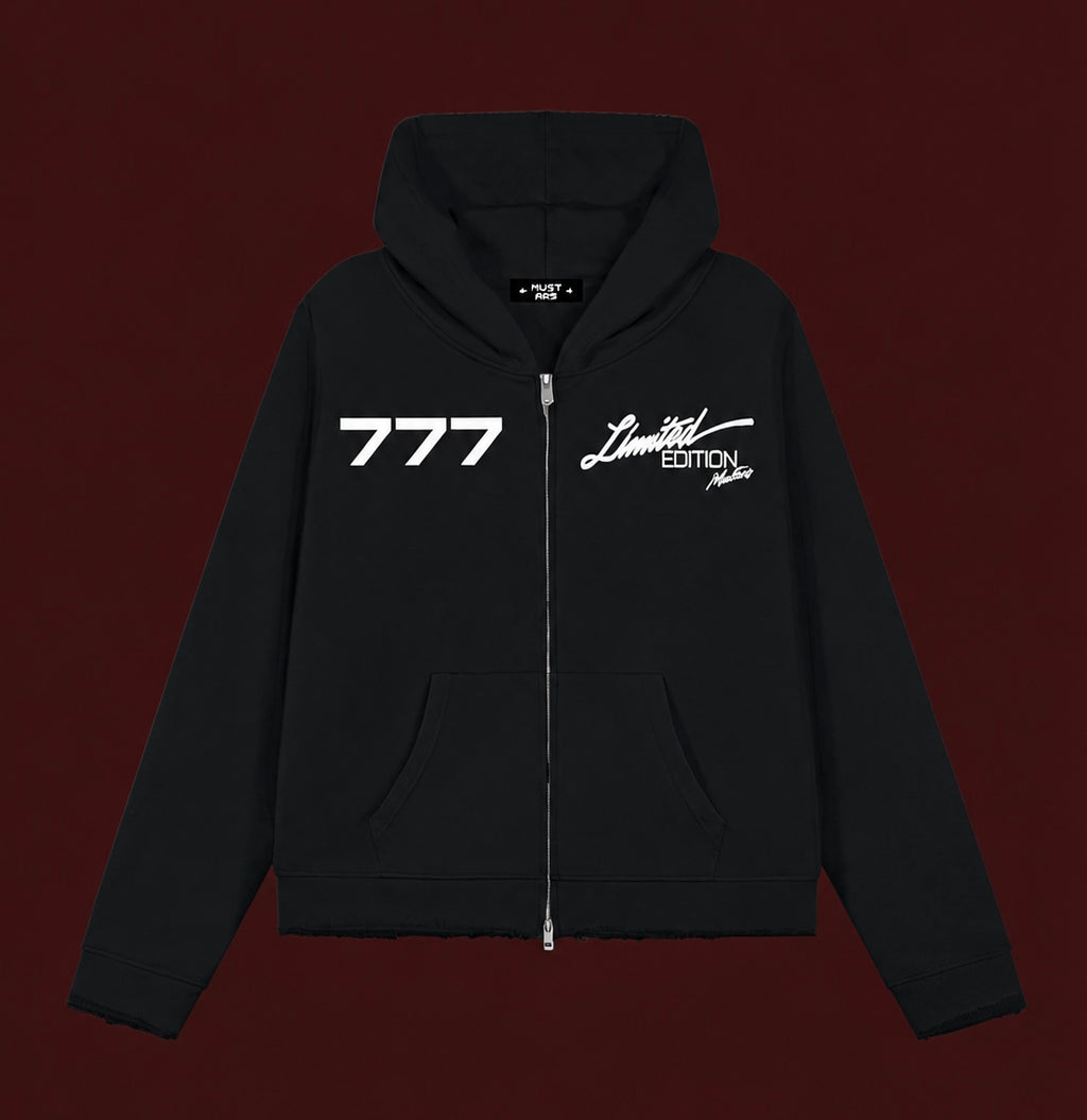 PRINCESS BLACK HOODIE | MUSTARS