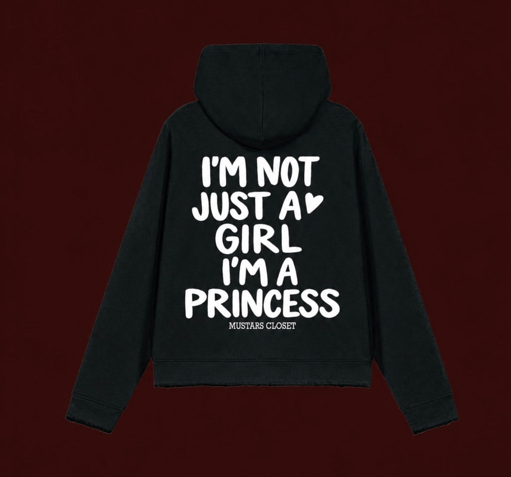 PRINCESS BLACK HOODIE | MUSTARS